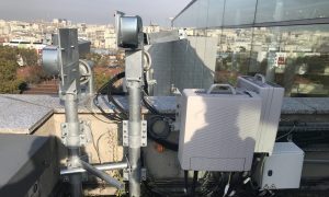 Équipements techniques installés en terrasse